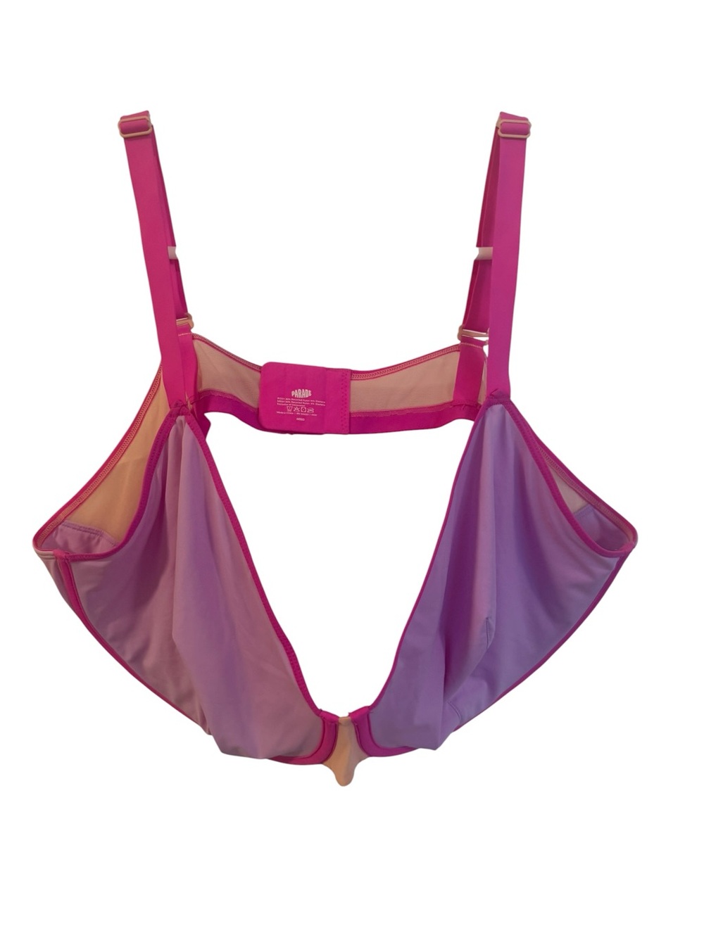 Parade Women’s Pink & Purple Sheer Underwire Bra 44DDD